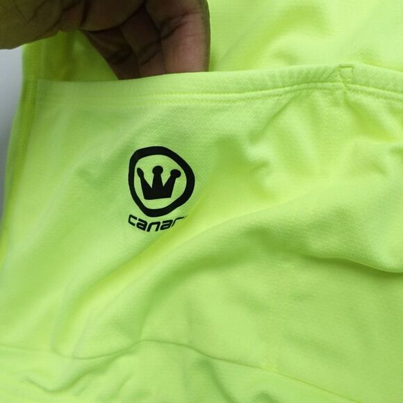 Canari Cycling Jersey Men's 2XL Green Short Sleeve Half Zip Classic Fit Pullover - Picture 7 of 10